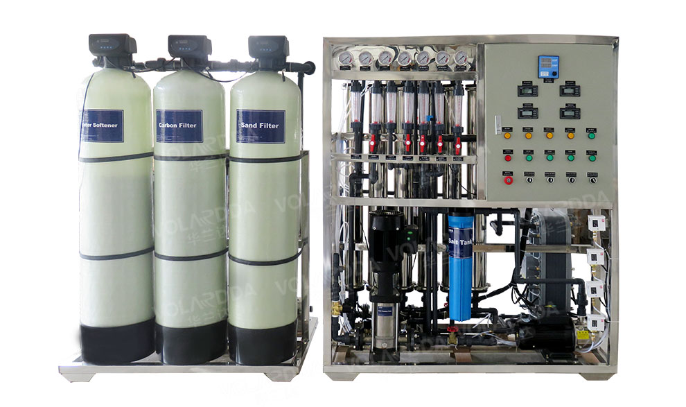Purified water equipment requirements for raw water