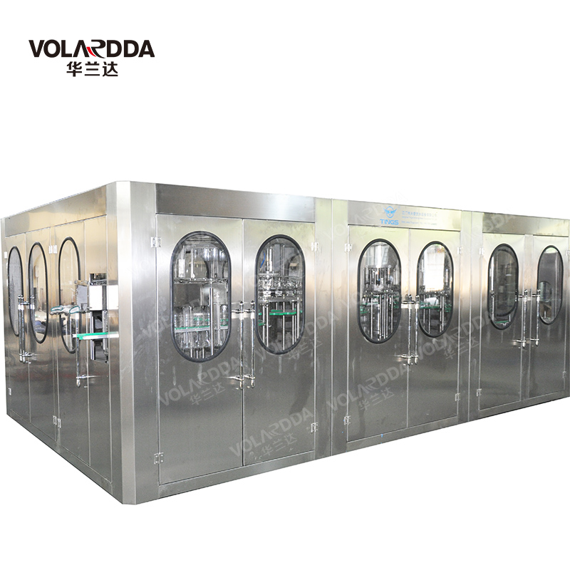 Water product filling machine