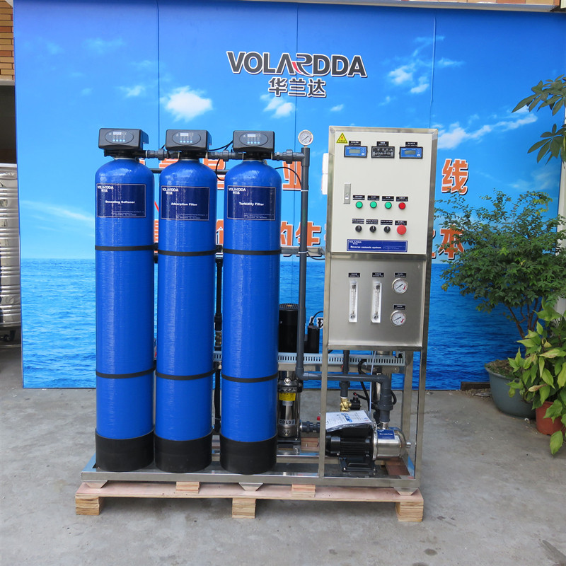 What is the water treatment equipment composed of?