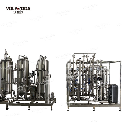 1T double EDI stainless steel water purification equipment