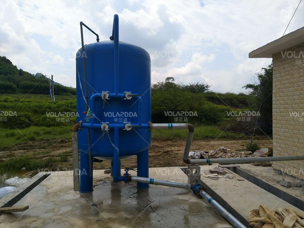 15 tons carbon steel quartz sand filter