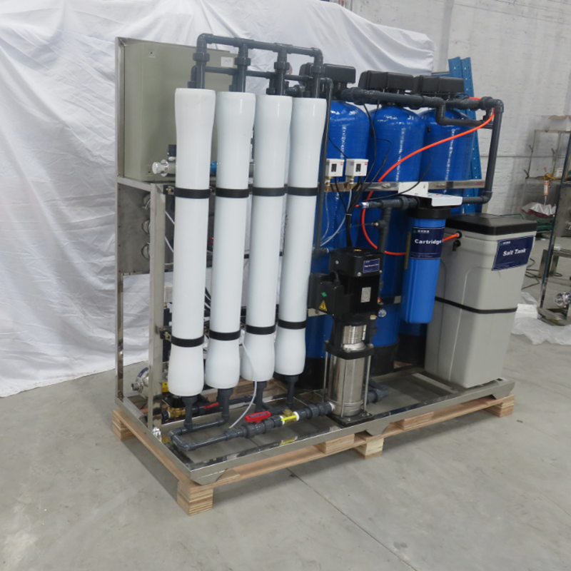 750LPH RO mineral water treatment machine
