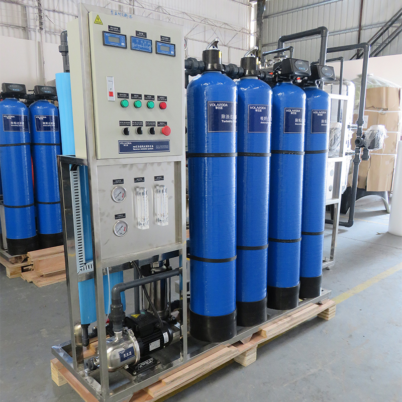 500LPH Manual and Automatic RO water treatment machine
