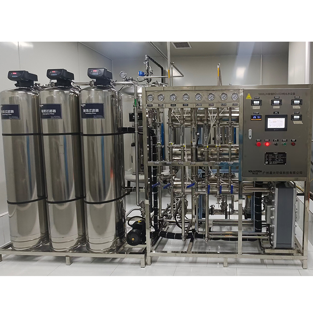 1T Two Stages Reverse osmosis with EDI Machine