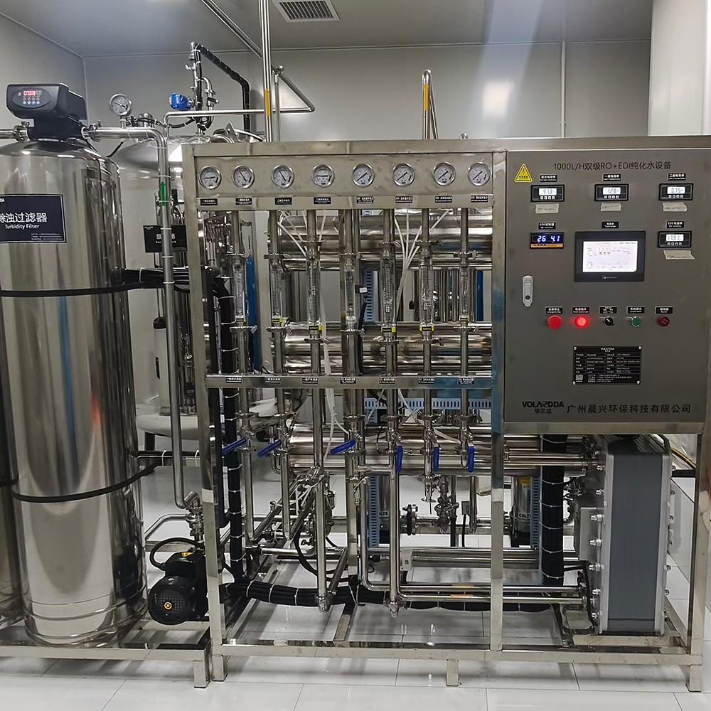 1T Two Stages Reverse osmosis with EDI Machine