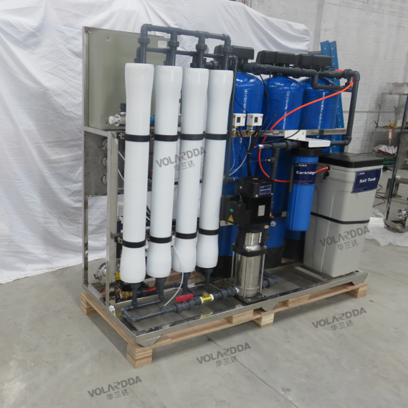 750LPH RO mineral water treatment machine