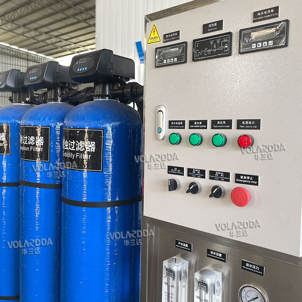1000L/H Reverse osmosis equipment with dosing device